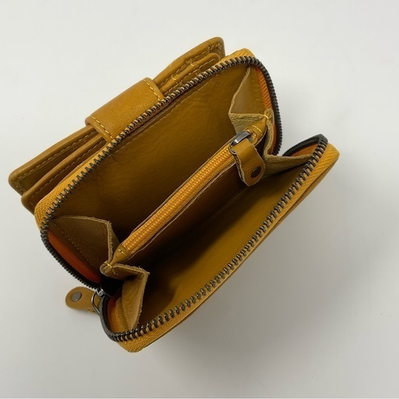 Harbor 2nd Isidora Flap Wallet Mustard Yellow - Picture 11 of 11
